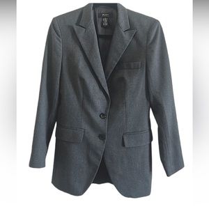 Victoria Secrets Body By Victoria grey longline blazer vintage 90’s